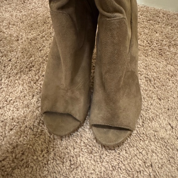 Peep-Toe OverTheKnee Boots - Picture 3 of 4